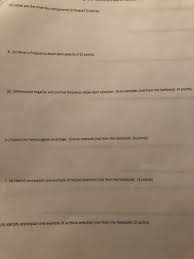 Another key difference is that artificial selection is usually intentional and the breeder has a particular goal in mind, while in natural selection the environment acts as the selective agent and there is no intended goal. Solved B What Are The Three Key Components To Fitness Chegg Com