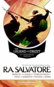 Chronological order, it is not listed in a chronological order. Legacy Of The Drow Book By R A Salvatore