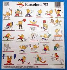 Los juegos olímpicos de barcelona 1992, oficialmente conocidos como los juegos de la xxv olimpiada, fueron un evento multideportivo internacional celebrado en la ciudad de barcelona, españa, entre el 25 de julio y el 9 de agosto de 1992. Plancha De Stickers De Cobi Olimpiadas Barcelona 92 150 00 Barcelona Mascota Del Mundial Deportes Olimpicos