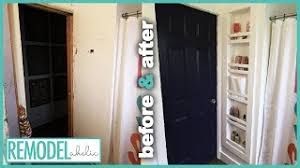 It just depends on how. How To Build Recessed Shelves Between Studs Bathroom Organization Youtube