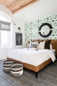 Maybe you would like to learn more about one of these? Brown Leather Bed With Black And White Pillows Transitional Boy S Room