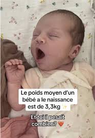 Le poids des bébés à la naissance