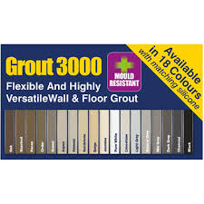3kg Ultra Tile Fix Flexible Wall Floor Grout 12 Colours