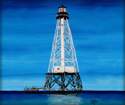 In 1822, just two years out of the shipyard, the navy schooner was on rounds to recapture and free. Alligator Reef Lighthouse Lobster Trap Art