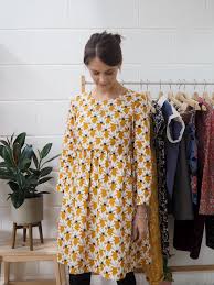 Indigo Dress By Tilly And The Buttons Indigo Dress Smock Dress Pattern Tilly And The Buttons