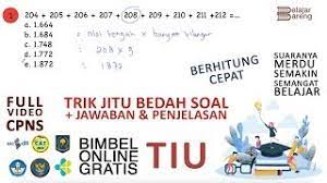 Check spelling or type a new query. Jadi Mudah Dengan Trik Ini Menjawab Soal Skd Tiu Cpns Berhitung Cepat 2019 2020 Youtube