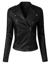 Made By Olivia Made By Olivia Women S Long Sleeve Zipper Closure Moto Biker Faux Leather Jacket Walmart Com In 2021 Faux Leather Jacket Women Black Faux Leather Jacket Leather Jackets Online