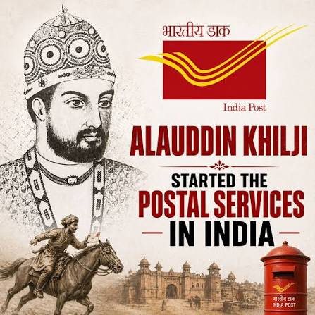 The first recorded mention of a postal service in India was made by Ziauddin Barani, who wrote that Alauddin Khilji (r. 1296-1316) organized a regular foot-runner service, called harkara, as early as