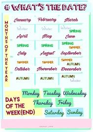 1.days of the week in french. 108 Free Months Days Of The Week Worksheets