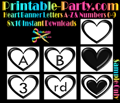 Mandala coloring pages free printable (100 images) recently, art therapy has been very popular. Heart Printable Alphabet Letters Heart Shaped Banner Letter Printables