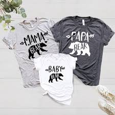 Buy Mama Bear Papa Bear Baby Bear Shirts Cheap Online