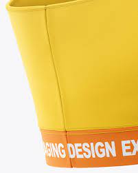 Download Women S Fitness Kit Mockup Front Half Side View In Apparel Mockups On Yellow Images Object Mockups