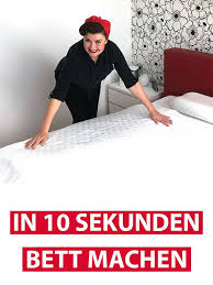Das geschirr spülen, er hat das geschir… das bett machen, sie hat das bett gemac… In 10 Sek Bett Machen Bett Schone Betten Hotelbett