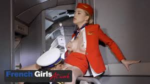 The Beautiful Stewardess Surrenders To The Pilot - FAPCAT