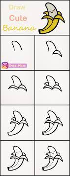 Learn How To Draw A Cute Banana Step By Step Very Simple Tutorial Banana Drawings Kawaii Tutoria Easy Doodle Art Drawing Tutorial Easy Cute Easy Drawings Learn how to draw a fidget spinner easy step by step drawing tutorial for kids and.