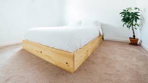 How To Build An Easy Bed Platform Maker Gray Solid wood rolling platform bed frame modern contemporary wooden design single queen king twin size wood slats support mattress. how to build an easy bed platform