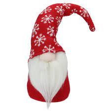 10 Red And White Plush Big Nose Christmas Gnome With Hat Northlight Red Hats Red Felt