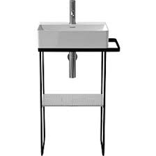 Wer einen freistehenden waschtisch sieht verspürt beim anblick des laufen sonar waschtisch bodenstehend, 41x38x90cm, weiß günstig online kaufen. Duravit Durasquare Metal Console 0031091000 Floor Standing For Washbasin 073245 Chrome