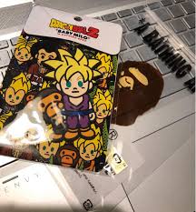 When does bape x dragon ball z come out? Bape X Dragon Ball Z Baby Milo Son Gohan Key Chain Men S Fashion Bags Belt Bags Clutches And Pouches On Carousell