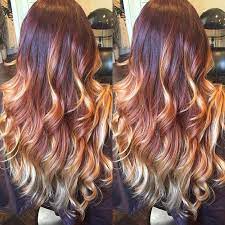 Many hair color trends emerged. Auburn To Blonde Ombre Hair Images