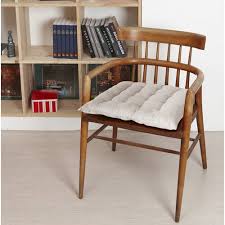 Seat sizes vary, so please measure to ensure a proper fit. Catereco Cottone 100pct Cotton Chair Pads W Ties 16 X 15 Square Extra Comfortable Soft Seat Cushions Ergonomic Pillows For Rocking Dining Patio Camping Kitchen Chairs More White Walmart Com