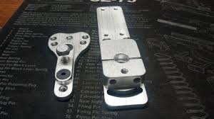 Rotation Offset Ball Mount by Lee Holster Hangers-Raw, Black and Blue  Anodized