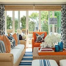 Love The Colors Living Room Orange Blue And Orange Living Room Living Room White
