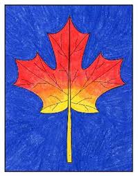 How To Draw A Maple Leaf Art Projects For Kids Fapte bune imagini de colorat.
