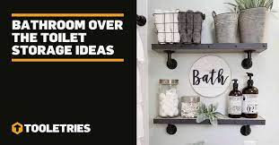 Use it to hang a towel or two and to add baskets for other things. Bathroom Over The Toilet Storage Ideas Tooletries