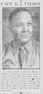 Dr Ralph Jefferson Talbot (1906-1987)