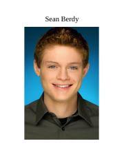 Notable Deaf Person- Sean Berdy