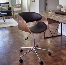 Retro Office Desk Chair Swivel For Women Mid Century Back Vintage Look Adjust Adjustable Office Chair Leather Chair With Ottoman World Market Dining Chairs