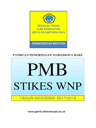Stikes widyagama husada menggelar yudisium daring di tengah pandemi. Buku Panduan Pmb Stikes Wnp 2017