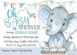 Elephant Baby Shower Sticker Cute Baby Boy Elephant Sticker Etsy Elephant Baby Shower Invitations Elephant Baby Shower Invitations Boy Baby Shower Invitation Templates
