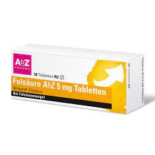 In seiner synthetischen form wird der stoff auch als folat. Folsaure Abz 5 Mg Tabletten 50 St Medikamente Per Klick De