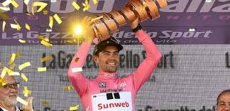 Nairo quintana + 31 3. Giro 2017 Tom Dumoulin Verovert Eindoverwinning Van Emden Wint Slottijdrit Wielerflits
