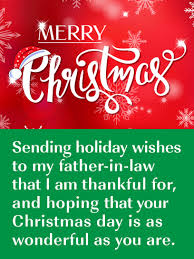 Father christmas means santa claus and he is to do with christmas because it is a tradition and he is the one who delivers your presents and make christmas eve a fun exiting night. Thankful For You Merry Christmas Card For Father In Law Birthday Greeting Cards By Davia