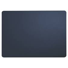 Le salon en ligne de la décoration et de l'ameublement. Set De Table Aspect Cuir Bleu Navy Asa Absolument Design