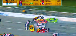 I have no idea how anyone watches the races at fontana. The Big One Happened At Nascar S Talladega Fuel Curve