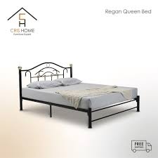 Katil king evanston dari arhaus boleh didapati di queen and king, bermula dari $ 699. Crishome Regan Metal Solid Queen Bed Katil Besi Free Shipping To Wm Shopee Malaysia