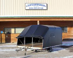 What other items do customers buy after. Snocap Trailer Enclosure Models Canvasworks Minnesota