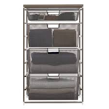 One of the most versatile products in our range, the clever elfa basics mini drawer set in white is the answer to all your storage needs. Elfa Graphite Mesh Closet Drawers The Container Store