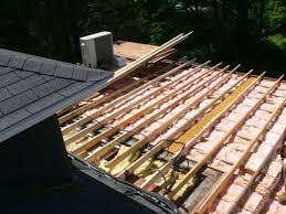 How do i create a flat roof structure with parapet walls? Framing A Flat Roof With Slight Pitch In Preparation For Roofing With 060 Edpm Rubber Flat Roof Roofing Roof