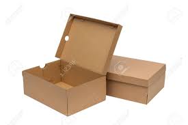 Download Brown Cardboard Shoes Box With Lid For Shoe Or Sneaker Product Packaging Mockup Isolated On White Background With Clipping Path Stock Photo Picture And Royalty Free Image Image 123143311