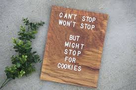 Wooden Letter Board 9x12 Canary Wood Letterboard Message Felt Letter Board Letter Board Lettering