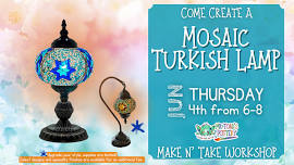 Mosaic Turkish Lamp