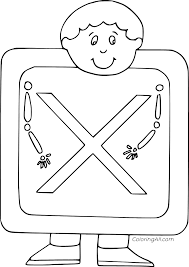 You can then poke around on any web page and transform it into your own creation! X Is For X Ray Coloring Page Coloringall