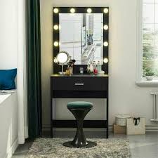 Buydirect is the newest place to search. 10 Led Lights Vanity Table Set With Lighted Mirror Makeup Dressing Dresser Table Ebay Vanity Table Set Dressing Table Design Bedroom Stools