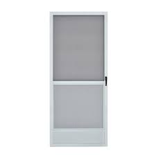 Check spelling or type a new query. Reliabilt 6020 36 In X 80 In White Aluminum Frame Hinged Screen Door In The Screen Doors Department At Lowes Com