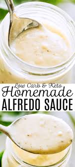 The Best Low Carb Homemade Alfredo Sauce Recipe Prepared With Heavy Cream Parmesan Cheese Alfredo Sauce Recipe Homemade Heavy Cream Recipes Homemade Alfredo